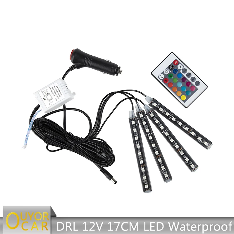 4Pcs 7color Music Light interior Car lighting Welcom Neon Car Blue Led Tape Strips Auto Ghost Underbody Lights Strip Car Styling
4Pcs 7color Music Light interior Car lighting Welcom Neon Car Blue Led Tape Strips Auto Ghost Underbody Lights Strip Car Styling