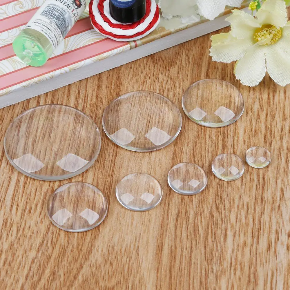 Hot 8/10/12/14/16/18/20/25/30mm Round Flat Back Transparent Clear Glass Cabochon for DIY Charm pendant Necklace Jewelry Making
Hot 8/10/12/14/16/18/20/25/30mm Round Flat Back Transparent Clear Glass Cabochon for DIY Charm pendant Necklace Jewelry Making