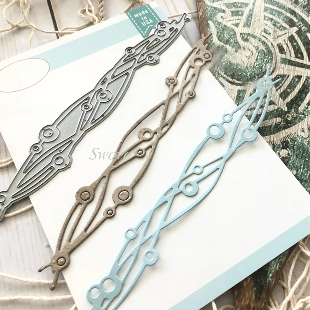 Swovo Wave Border Metal Cutting Dies Stencils DIY for Scrapbooking Paper Card Craft Embossing Die Cut stamps and dies
Swovo Wave Border Metal Cutting Dies Stencils DIY for Scrapbooking Paper Card Craft Embossing Die Cut stamps and dies