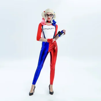 harley quinn costume women adult sexy superhero Clown cosplay Spandex full bodysuit party halloween costumes for women
harley quinn costume women adult sexy superhero Clown cosplay Spandex full bodysuit party halloween costumes for women