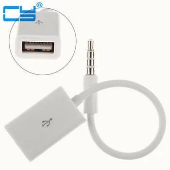 50pcs/Lot 3.5mm Male AUX Audio Plug Jack To USB 2.0 Female Converter Cable Cord For Car MP3 Speaker U Disk USB flash drive
50pcs/Lot 3.5mm Male AUX Audio Plug Jack To USB 2.0 Female Converter Cable Cord For Car MP3 Speaker U Disk USB flash drive