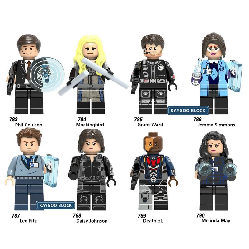 Super Hero Grant Ward Legoingly Figure Deathlok Phil Coulson Mockingbird Jemma Simmons Leo Fitz Building Blocks Bricks Toy X0182
Super Hero Grant Ward Legoingly Figure Deathlok Phil Coulson Mockingbird Jemma Simmons Leo Fitz Building Blocks Bricks Toy X0182