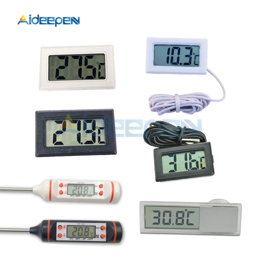 TPM-10 FY-10 LCD Digital Thermometer Temperature Sensor Meter Weather Station Car Thermostat Thermal Regulator Controller 1M 2M
TPM-10 FY-10 LCD Digital Thermometer Temperature Sensor Meter Weather Station Car Thermostat Thermal Regulator Controller 1M 2M