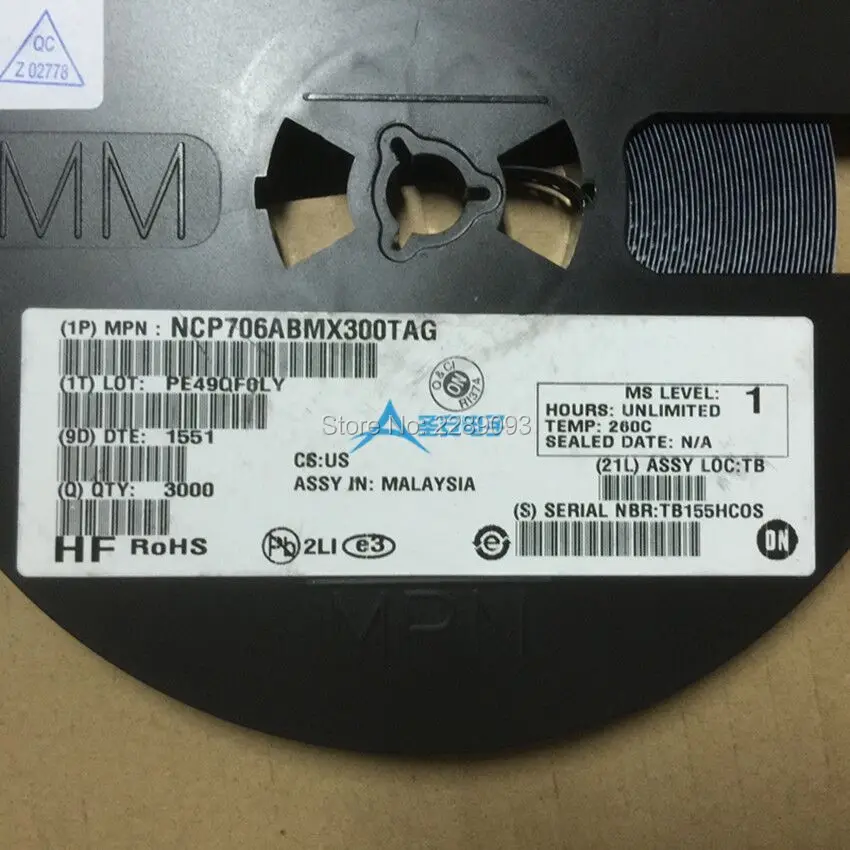 Free Shipping! 30pcs NCP706ABMX300TAG NCP706AB CA 1 A, 1% Precision Very Low Dropout Voltage Regulator 8-XDFN
Free Shipping! 30pcs NCP706ABMX300TAG NCP706AB CA 1 A, 1% Precision Very Low Dropout Voltage Regulator 8-XDFN