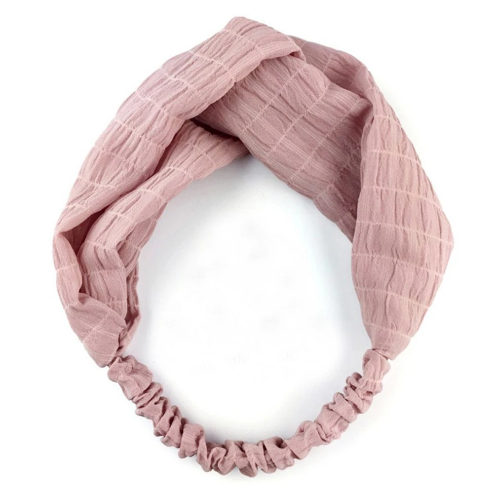 Women Girls Simple Sweet Pleated Cross Twist Headband Wide Elastic Hair Bands Turban Korean Elegant Solid Color Hair Accessories
Women Girls Simple Sweet Pleated Cross Twist Headband Wide Elastic Hair Bands Turban Korean Elegant Solid Color Hair Accessories