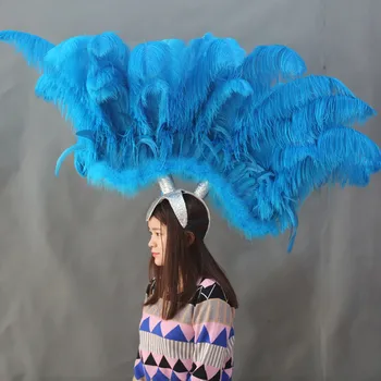 NEW luxury blue feather headwear COS party stage show Displays shooting props Fashion accessories EMS free shipping
NEW luxury blue feather headwear COS party stage show Displays shooting props Fashion accessories EMS free shipping