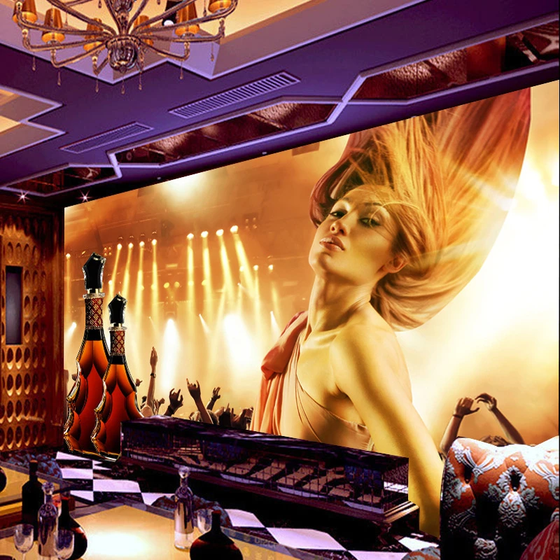 beibehang KTV bar beautiful sexy girl wallpaper golden wallpaper background 3D waterproof box reflective wall covering wallpaper
beibehang KTV bar beautiful sexy girl wallpaper golden wallpaper background 3D waterproof box reflective wall covering wallpaper