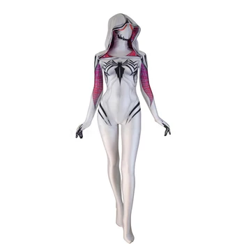 Free shipping Adult Anti-Gwen Stacy Spiderman venom Spiderman Siamese tights Cosplay costume for woman JQ-1249
Free shipping Adult Anti-Gwen Stacy Spiderman venom Spiderman Siamese tights Cosplay costume for woman JQ-1249