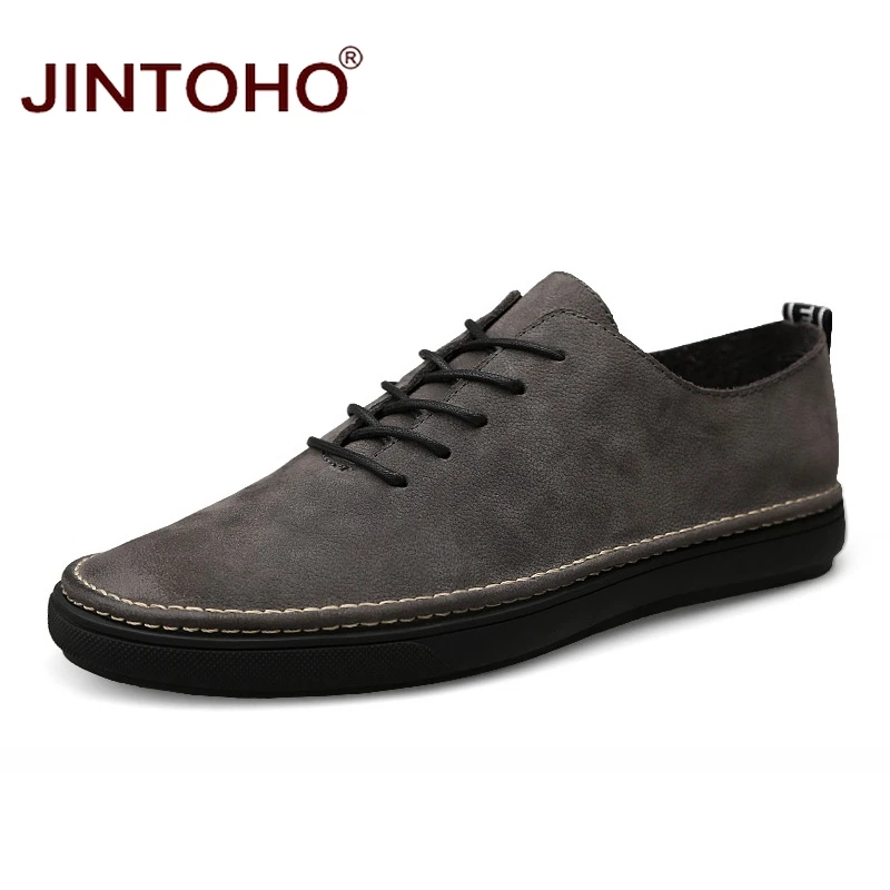 JINTOHO 2018 Men Flats Brand Men Casual Shoes Designer Man Genuine Leather Shoes Adult Male Leather Shoes Mens Moccasins
JINTOHO 2018 Men Flats Brand Men Casual Shoes Designer Man Genuine Leather Shoes Adult Male Leather Shoes Mens Moccasins