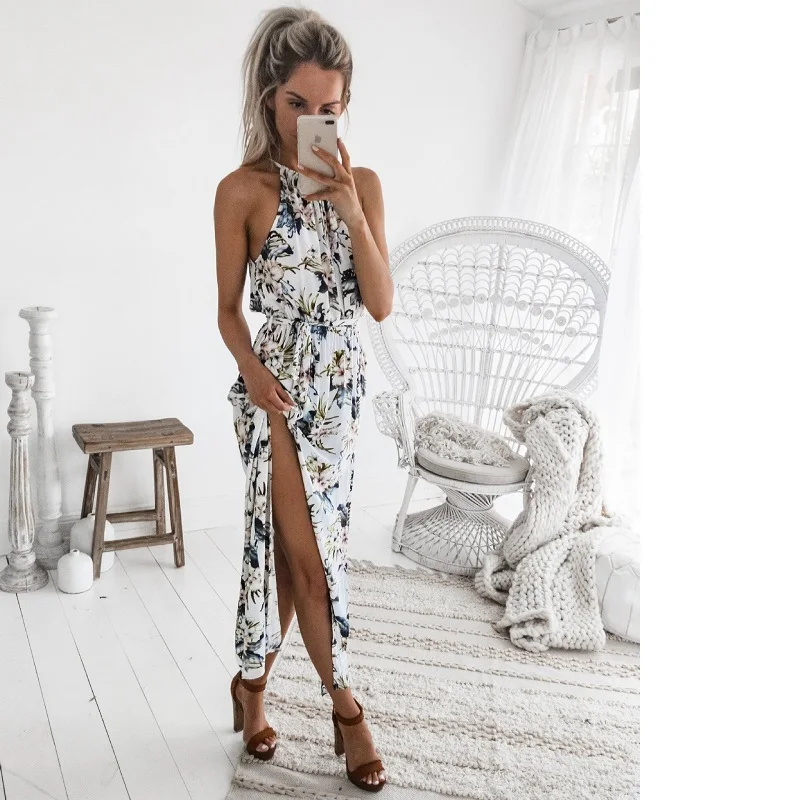 Women Long Maxi Dresses Bohemia Sleeveless Floral Print Ethnic 2019 Summer Beach Female Split Stylish Asymmetrical Dress Vestido
Women Long Maxi Dresses Bohemia Sleeveless Floral Print Ethnic 2019 Summer Beach Female Split Stylish Asymmetrical Dress Vestido