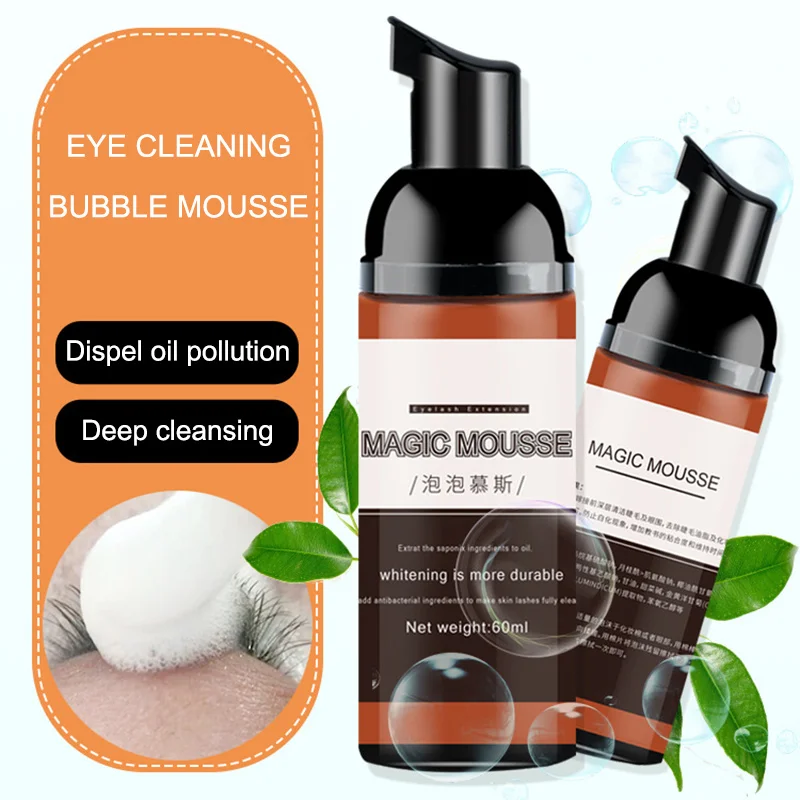 Eyelash Extension Foaming Cleanser Bubble Mousse Eyelashes Cleaning with Cotton Swabs MSI-19
Eyelash Extension Foaming Cleanser Bubble Mousse Eyelashes Cleaning with Cotton Swabs MSI-19