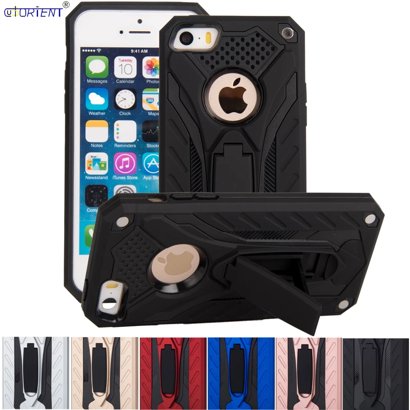 Bumper Cover For Apple iPhone SE 5S 5 S Phone Stand Case iPhoneSE iPhone5S Hard PC and Soft TPU Hybrid Shockproof Case Fundas
Bumper Cover For Apple iPhone SE 5S 5 S Phone Stand Case iPhoneSE iPhone5S Hard PC and Soft TPU Hybrid Shockproof Case Fundas