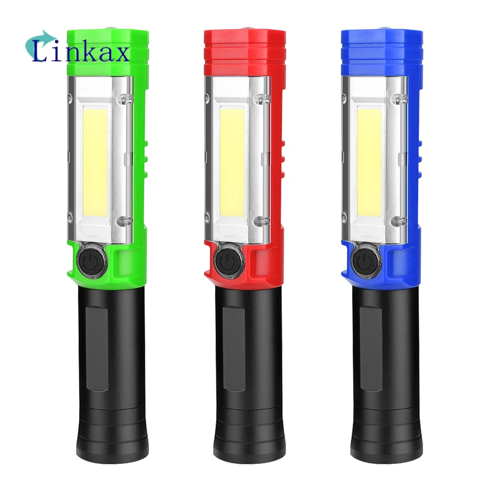 1*COB light strip +1*LED COB Led Work Light 4 Modes Magnetic Outdoor Light For Hunting Latern Camping Led Flashlight
1*COB light strip +1*LED COB Led Work Light 4 Modes Magnetic Outdoor Light For Hunting Latern Camping Led Flashlight