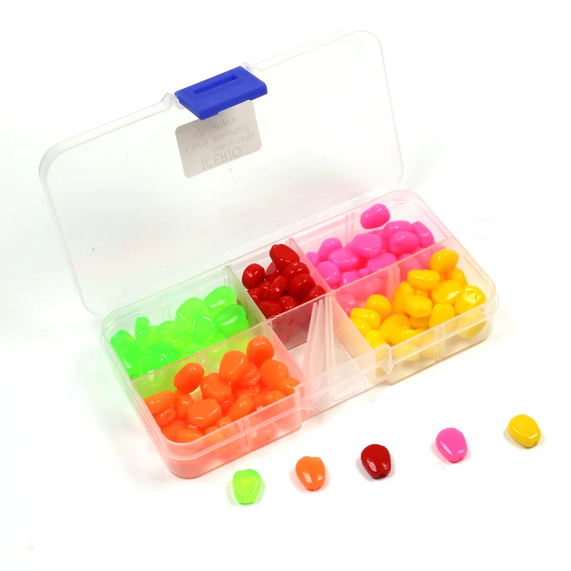 ICERIO 120pcs/box Carp fishing floating Soft corn bait with aroma 5 colors Artificial corn soft bait
ICERIO 120pcs/box Carp fishing floating Soft corn bait with aroma 5 colors Artificial corn soft bait