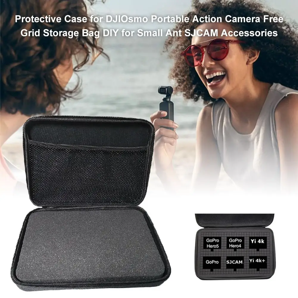 Protective Case for DJIOsmo Portable Action Camera Free Grid Storage Bag DIY for Small Ant SJCAM Accessories
Protective Case for DJIOsmo Portable Action Camera Free Grid Storage Bag DIY for Small Ant SJCAM Accessories