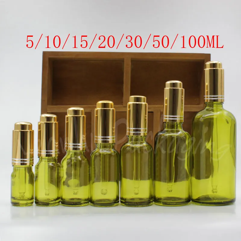 Green Glass Bottle With Gold Dropper , Essential Oil / Essence Packaging Bottle , Empty Cosmetic Container ( 15 PC/Lot )
Green Glass Bottle With Gold Dropper , Essential Oil / Essence Packaging Bottle , Empty Cosmetic Container ( 15 PC/Lot )