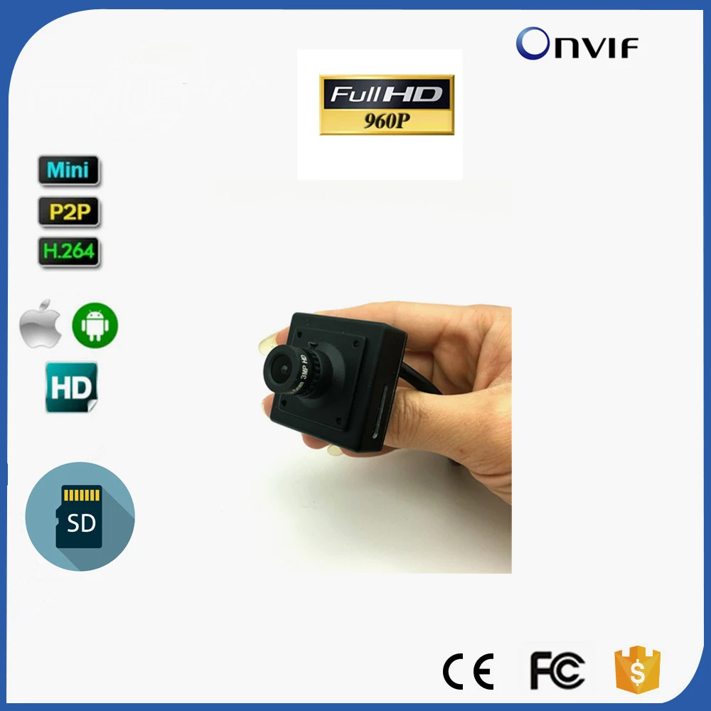 Слот для карты SD 960P HD мини ip-камера домашняя камера безопасности с отверстием Onvif