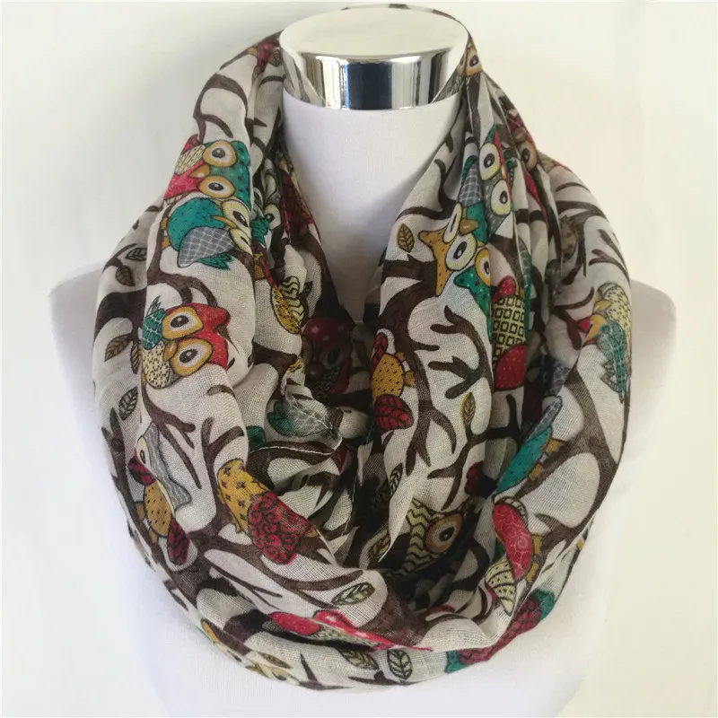 New fashion Spring ring scarf Viscose Owl Scarf Animal Owl On Tree Branch Print loop Scarves women infinity scarf
New fashion Spring ring scarf Viscose Owl Scarf Animal Owl On Tree Branch Print loop Scarves women infinity scarf