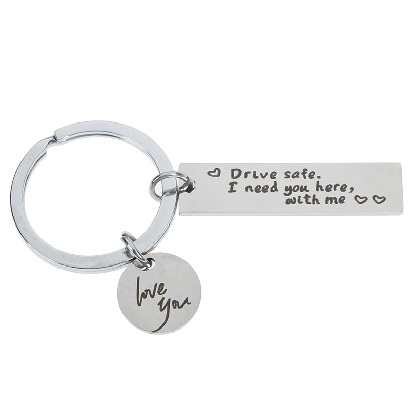 Engraved Jewelry Drive Safe Daddy Charm Key Chain For Dad Father Men Father's Day Birthday Gift Stainless Steel Keyring
Engraved Jewelry Drive Safe Daddy Charm Key Chain For Dad Father Men Father's Day Birthday Gift Stainless Steel Keyring