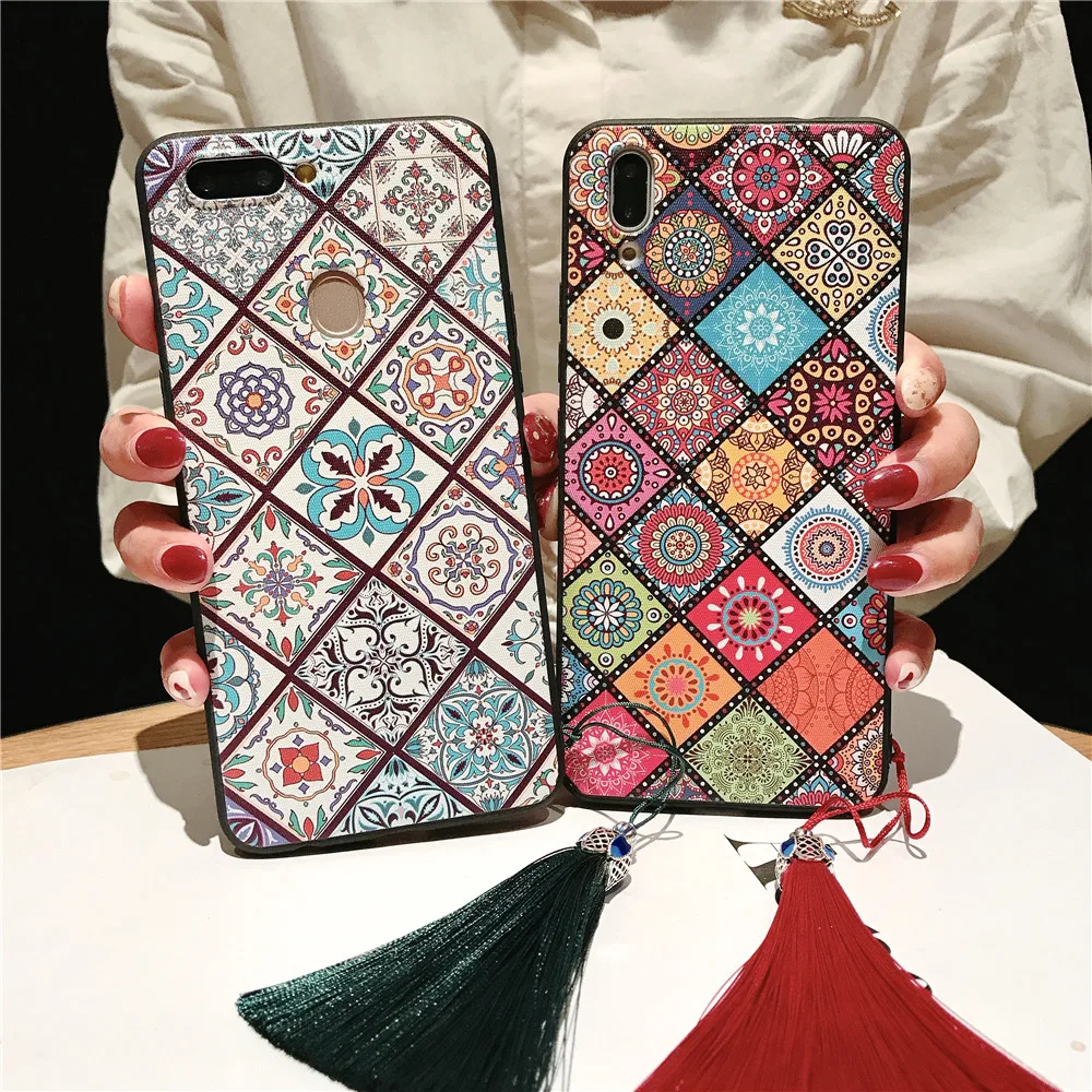 cute 3d emboss patterned phone case for iphone 7 8 plus XR XS max cases Vintage magnolia tassel for 5 5s SE 6 6s 6plus X cover
cute 3d emboss patterned phone case for iphone 7 8 plus XR XS max cases Vintage magnolia tassel for 5 5s SE 6 6s 6plus X cover