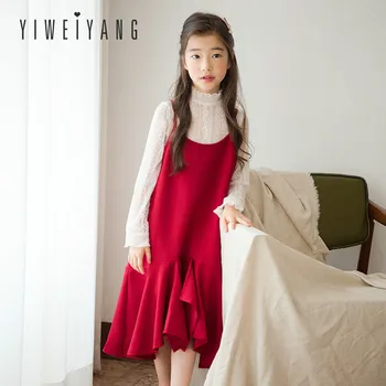 2019 Spring New Girls 'Party Dress Hanging Skirt + Lace Long Sleeved T-shirt Two-piece Set Parent-child Dresses Princess Costume
2019 Spring New Girls 'Party Dress Hanging Skirt + Lace Long Sleeved T-shirt Two-piece Set Parent-child Dresses Princess Costume