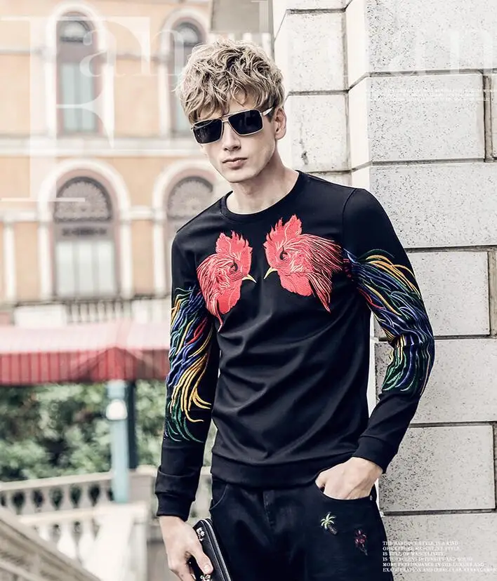FanZhuan Free Shipping New Fashion Men's man 2017 spring male Popular casual colorful cock embroidery hoodies 715027 Sweatshirts
FanZhuan Free Shipping New Fashion Men's man 2017 spring male Popular casual colorful cock embroidery hoodies 715027 Sweatshirts