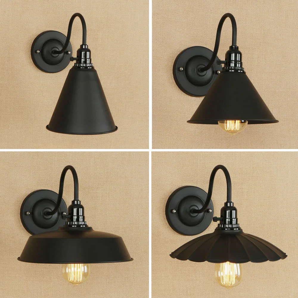 Vintage black white Industrial Wall Lamp Retro Loft LED metal shade led indoor Wall Light Stair Bathroom bedroom bedside lamps
Vintage black white Industrial Wall Lamp Retro Loft LED metal shade led indoor Wall Light Stair Bathroom bedroom bedside lamps