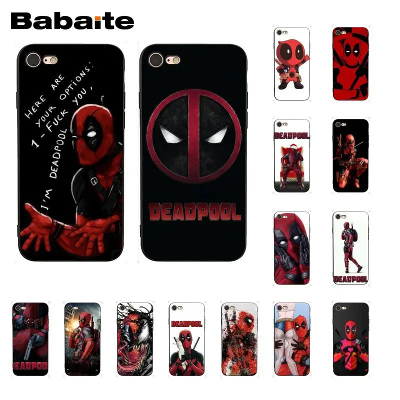 Babaite Marvel deed pool Deadpool Protector Phone Case for iphone 11 Pro 11Pro Max 8 7 6 6S Plus X XS MAX 5 5S SE XR
Babaite Marvel deed pool Deadpool Protector Phone Case for iphone 11 Pro 11Pro Max 8 7 6 6S Plus X XS MAX 5 5S SE XR