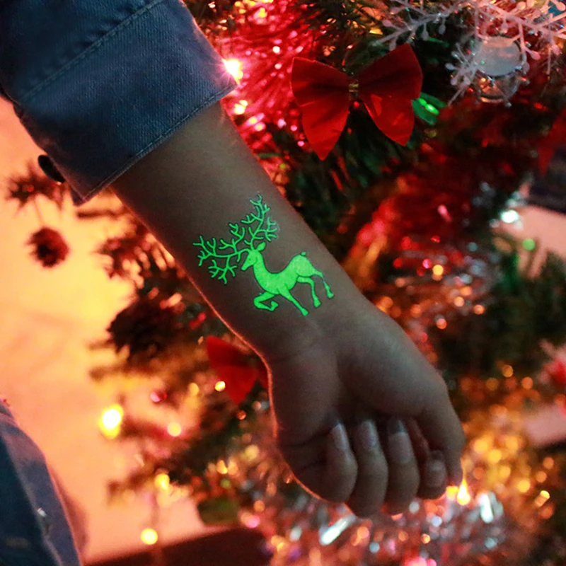1Pc Party Decoration Luminous Temporary Tattoo Stickers Christmas Carnival Party New Year Decor Christmas Decorations
1Pc Party Decoration Luminous Temporary Tattoo Stickers Christmas Carnival Party New Year Decor Christmas Decorations