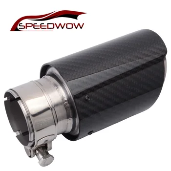 SPEEDWOW Inlet 51mm to Outlet 76mm Car Exhaust Pipe Muffler Tip Carbon Fiber+Stainless Steel Escape Exhaust Muffler Tip
SPEEDWOW Inlet 51mm to Outlet 76mm Car Exhaust Pipe Muffler Tip Carbon Fiber+Stainless Steel Escape Exhaust Muffler Tip