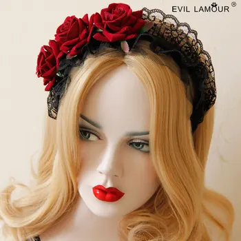 Princess gothic lolita Hairbands Halloween palace Black Lace Gothic Lolita witch adorable mother wide headband cos jewelry FG-31
Princess gothic lolita Hairbands Halloween palace Black Lace Gothic Lolita witch adorable mother wide headband cos jewelry FG-31