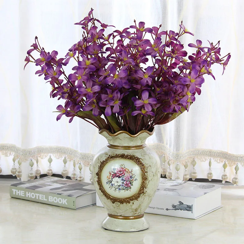 Orchid flower decoration silk plants high quality home decoration flower arrangement display fake flower garden hotel hall decor
Orchid flower decoration silk plants high quality home decoration flower arrangement display fake flower garden hotel hall decor