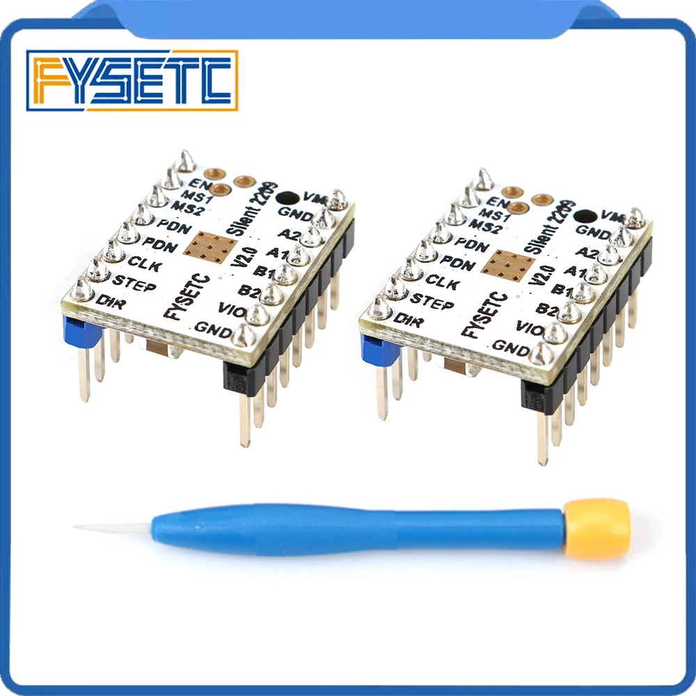 4pcs TMC2209 v2.0 Stepping Motor Driver 3d Printer Parts Stepsticks Mute Driver 256 Microsteps Current 2.8A Peak VS TMC2208
4pcs TMC2209 v2.0 Stepping Motor Driver 3d Printer Parts Stepsticks Mute Driver 256 Microsteps Current 2.8A Peak VS TMC2208