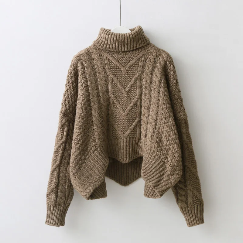 Poncho Direct Selling Acrylic Casual Turtleneck 2019 New Women's Sweater Loose High Collar Thread Pullover Thick Warm Women
Poncho Direct Selling Acrylic Casual Turtleneck 2019 New Women's Sweater Loose High Collar Thread Pullover Thick Warm Women