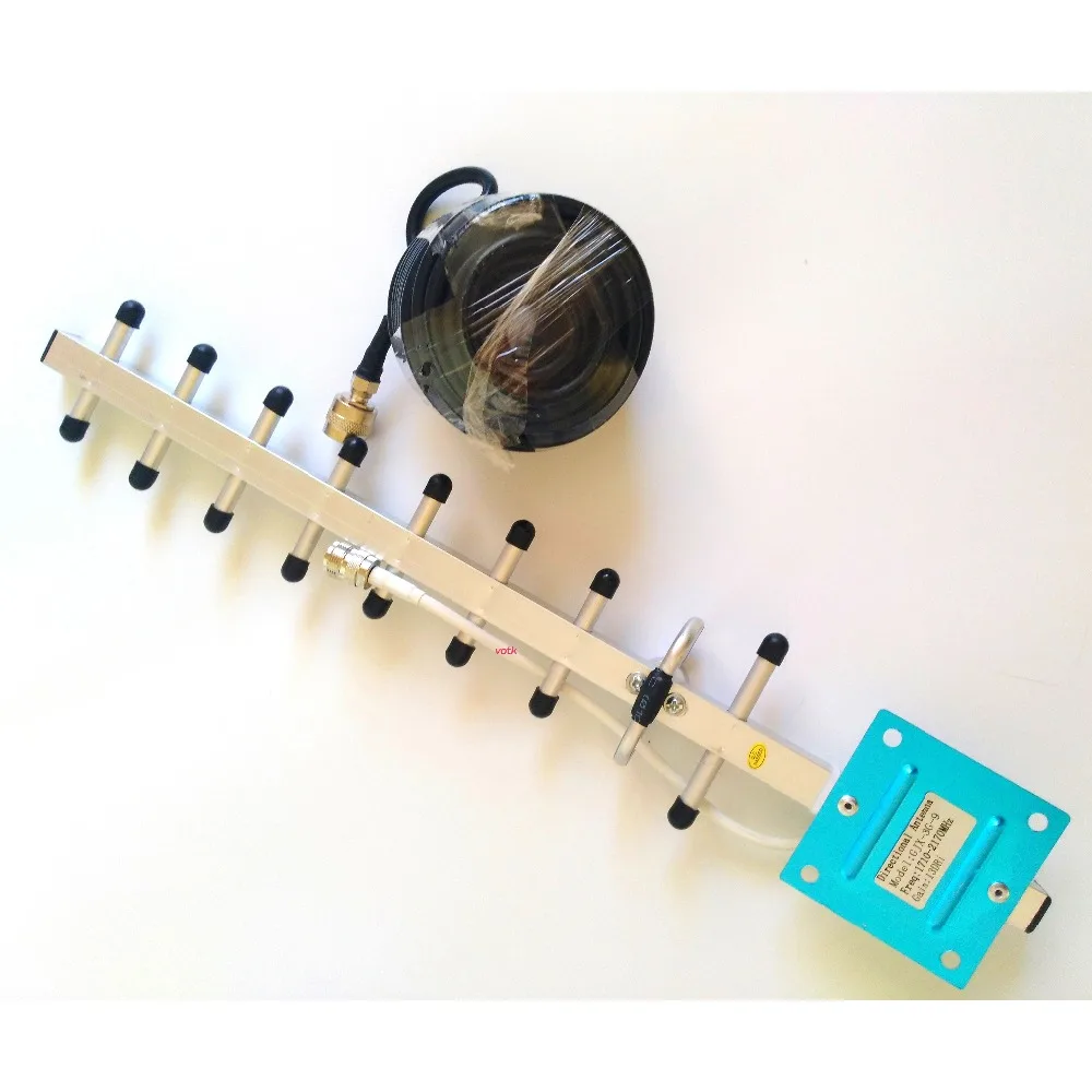 13dbi 9unit 3g yagi external antenna 3g yagi antenna with 10m 50ohm cable with N male connector
13dbi 9unit 3g yagi external antenna 3g yagi antenna with 10m 50ohm cable with N male connector