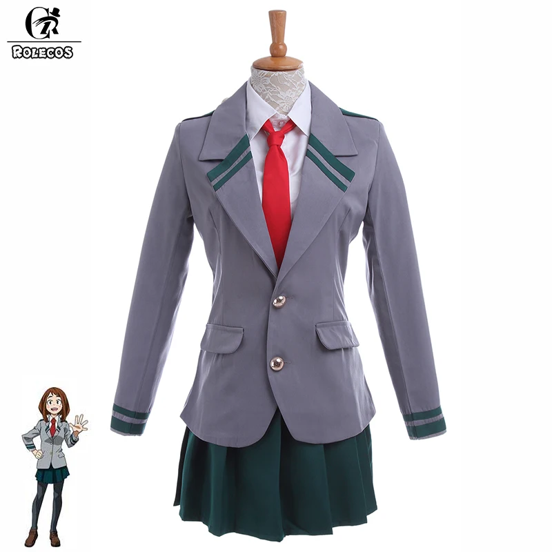 ROLECOS Japanese Anime My Hero Academia Cosplay Costume Asui Tsuyu Boku no Hero Academia Ochako Uraraka Uniform Cosplay Costume
ROLECOS Japanese Anime My Hero Academia Cosplay Costume Asui Tsuyu Boku no Hero Academia Ochako Uraraka Uniform Cosplay Costume