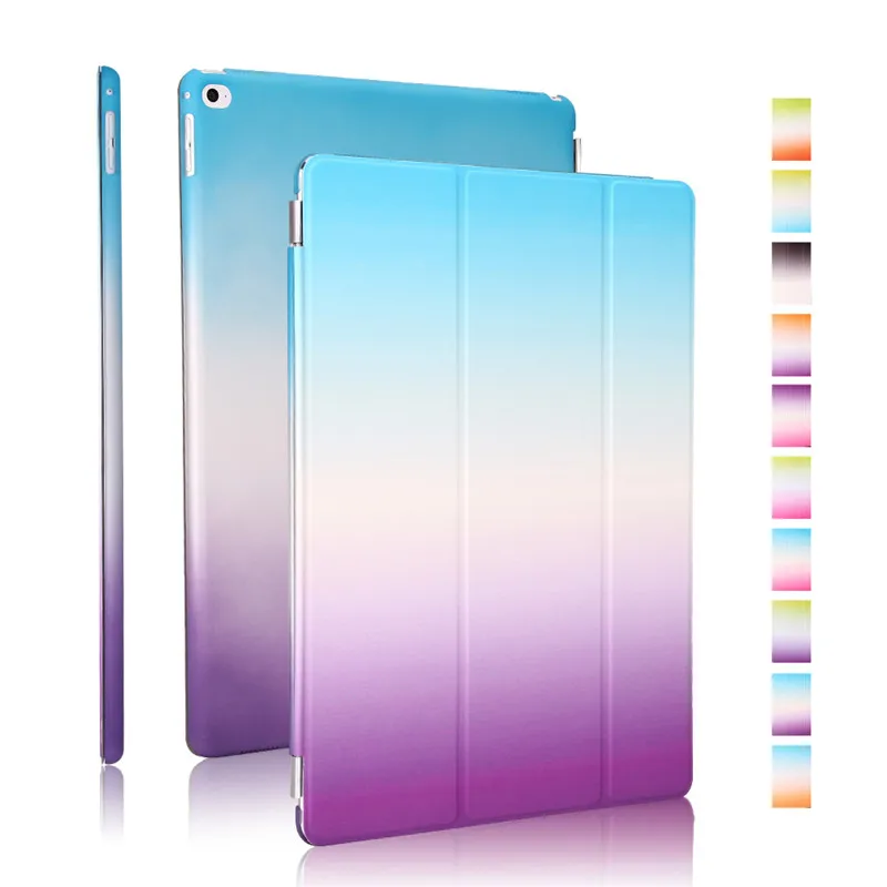for apple ipad pro 12.9 cover smart auto sleep rainbow blue to purple gradient pu leather magnetic with plastic back shell
for apple ipad pro 12.9 cover smart auto sleep rainbow blue to purple gradient pu leather magnetic with plastic back shell
