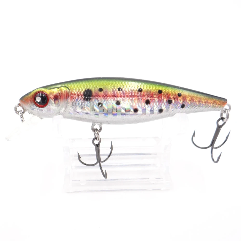 NOEBY-1pc-Fishing-Lure-80mm-9-3g-Floating-0-0-8m-Minnow-Lures-Fishing-Bait-VMC