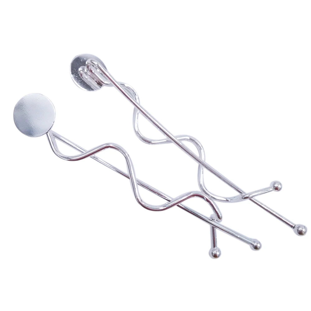 Silver Plated 100piece Hair Pins with 10mm Flat Glue Pad Hairpins Jewelry Findings Hair accessories Wholesale HPF69
Silver Plated 100piece Hair Pins with 10mm Flat Glue Pad Hairpins Jewelry Findings Hair accessories Wholesale HPF69