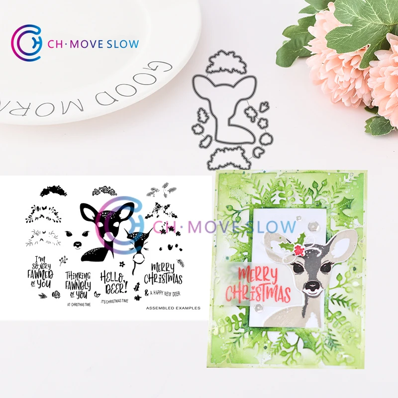 CH Fawn & Flora Metal Cutting Dies and stamps DIY Scrapbooking Card Stencil Paper Craft Handmade Album Handbook Home Decor
CH Fawn & Flora Metal Cutting Dies and stamps DIY Scrapbooking Card Stencil Paper Craft Handmade Album Handbook Home Decor