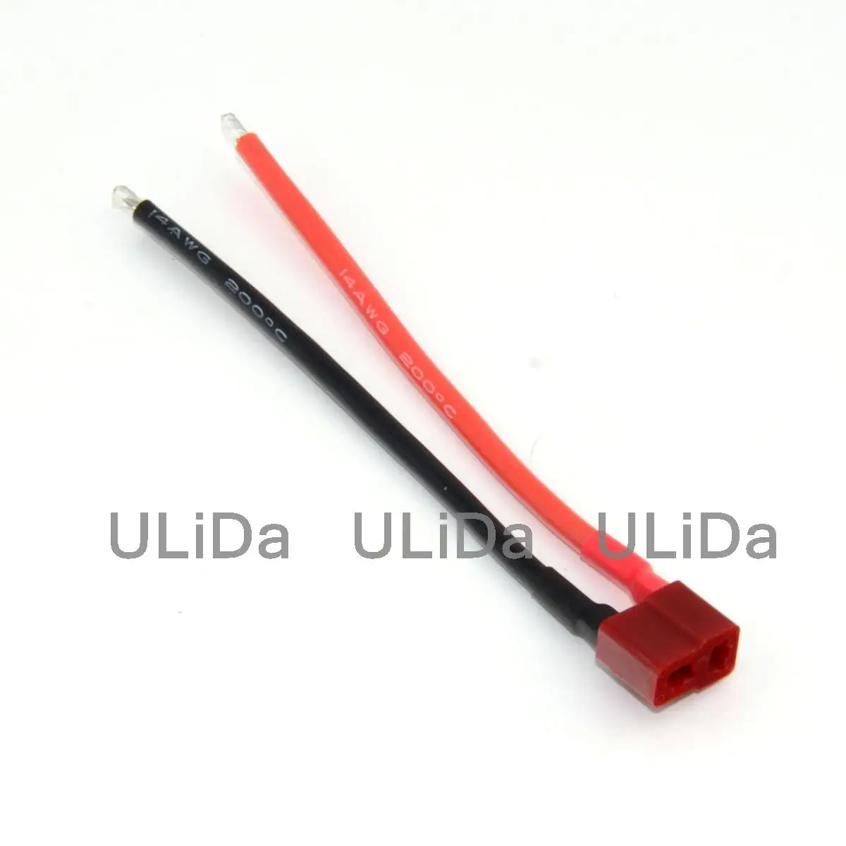 T Plug Female 14AWG 10cm With Wire Silicone Cable for RC Lipo Battery Drone | Игрушки и хобби