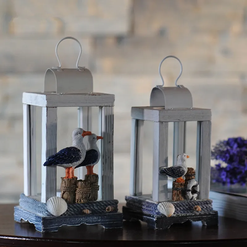 Mediterranean Style Wood Lantern Creative Small Tealight Candle Holders Nautical Home Decor Candlestick Crafts
Mediterranean Style Wood Lantern Creative Small Tealight Candle Holders Nautical Home Decor Candlestick Crafts