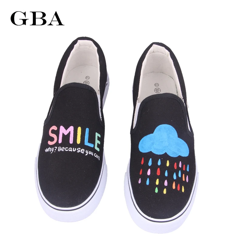 Autumn Women Shoes Low Foot Wrapping Luminous Lovers Canvas Shoes Casual Pedal Shoe 2017 Hand Painted Shoes Women Plus Size
Autumn Women Shoes Low Foot Wrapping Luminous Lovers Canvas Shoes Casual Pedal Shoe 2017 Hand Painted Shoes Women Plus Size