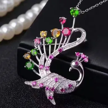 natural multicolor tourmaline pendant s925 sterling silver natural multicolor gem Phoenix Pendant Necklace fine jewelry women
natural multicolor tourmaline pendant s925 sterling silver natural multicolor gem Phoenix Pendant Necklace fine jewelry women