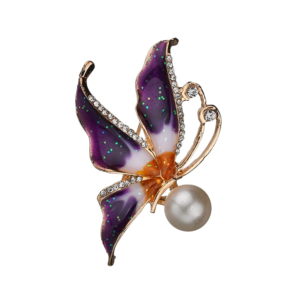 MissCyCy Fashion Imitation Pearl Brooches For Women Vintage Rhinestone Enamel Butterfly Brooch Pin Jewelry
MissCyCy Fashion Imitation Pearl Brooches For Women Vintage Rhinestone Enamel Butterfly Brooch Pin Jewelry