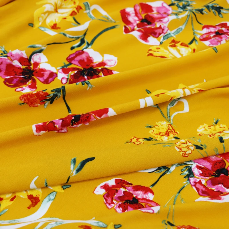 50cm*145cm vintage floral cotton material crepe rayon fabric soft skirt bedding cloth golden yellow
50cm*145cm vintage floral cotton material crepe rayon fabric soft skirt bedding cloth golden yellow