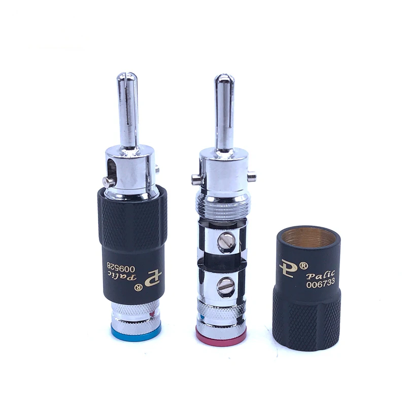 4pcs Hi-End New Copper palic Lock Speaker Cable Banana Plug Hifi audio Amplifier CD Player DVD VCD Speaker cable Connector
4pcs Hi-End New Copper palic Lock Speaker Cable Banana Plug Hifi audio Amplifier CD Player DVD VCD Speaker cable Connector