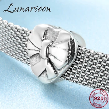 Genuine 925 Sterling Silver Heart shape Bow beads clips Fit Original Bracelet reflection Charm Jewelry making
Genuine 925 Sterling Silver Heart shape Bow beads clips Fit Original Bracelet reflection Charm Jewelry making