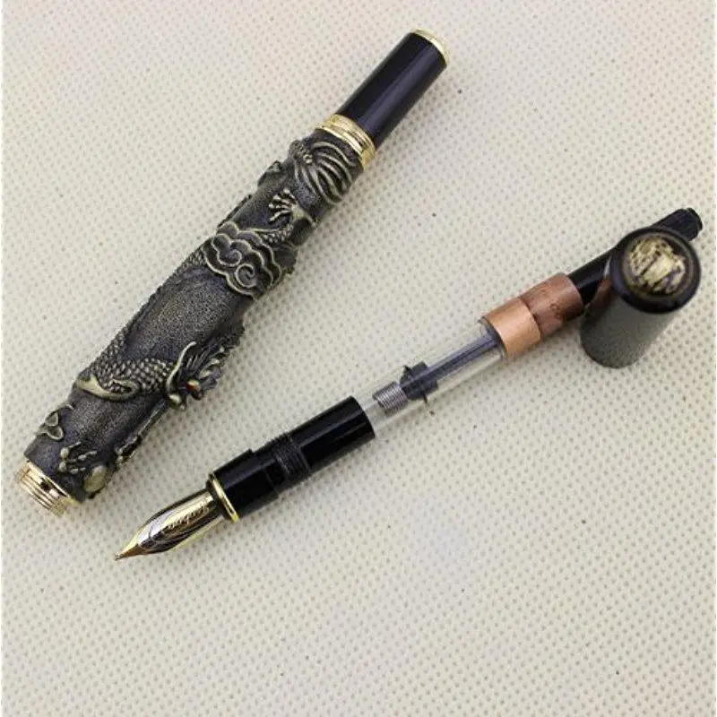 Luxury Fountain Pen Jinhao Chinese Dragon / Loong Bronze Basso-relievo Medium Nib Fountain Pen Jinhao Chinese Dragon Bronze
Luxury Fountain Pen Jinhao Chinese Dragon / Loong Bronze Basso-relievo Medium Nib Fountain Pen Jinhao Chinese Dragon Bronze