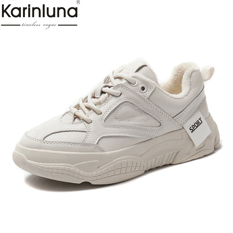 Karinluna Ins Leisure Cow Genuine Leather Women Shoes Woman Casual Party Spring Flats Chunky Sneakers Shoes Woman
Karinluna Ins Leisure Cow Genuine Leather Women Shoes Woman Casual Party Spring Flats Chunky Sneakers Shoes Woman